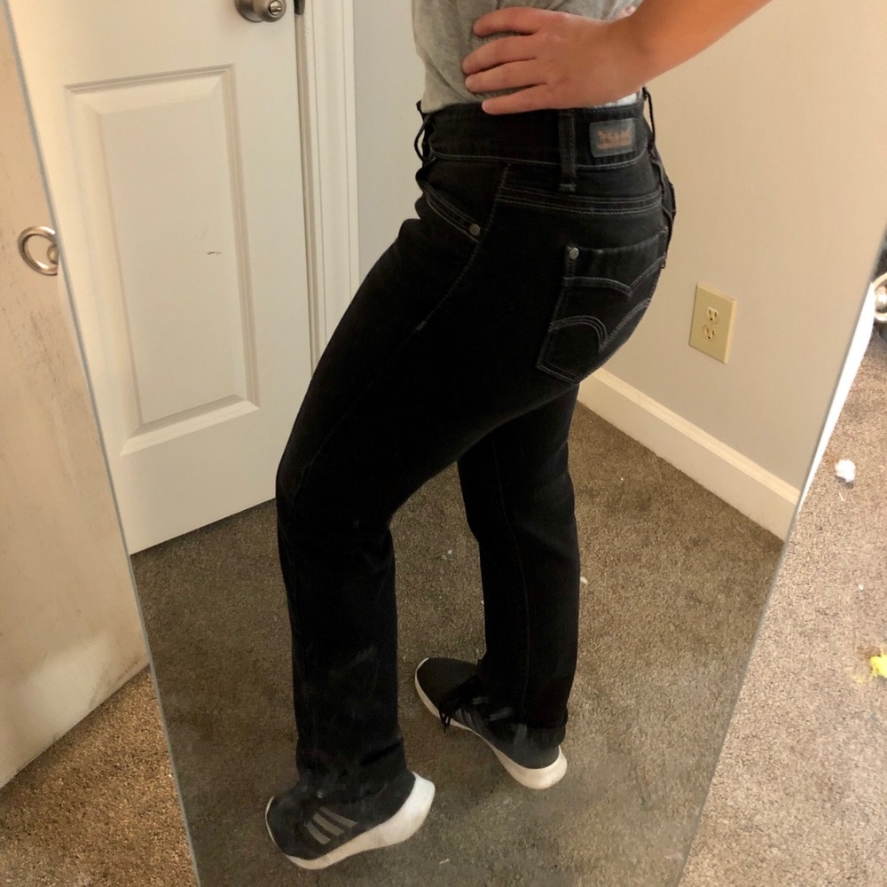 Levi’s 529 Curvy Straight Black Jeans